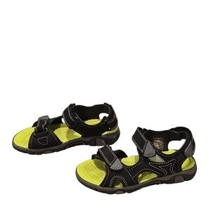 Khombu Black/Neon Green Sandals